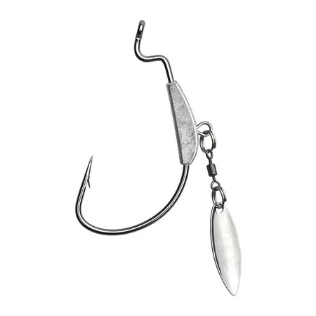 Mata Kail Wormhook Blade Untuk Umpan Pancing Softlure / Zman dengan Timah Pemberat Blade