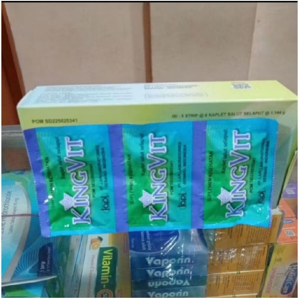 kingvit//perstripp original isi 6 tablet 2027