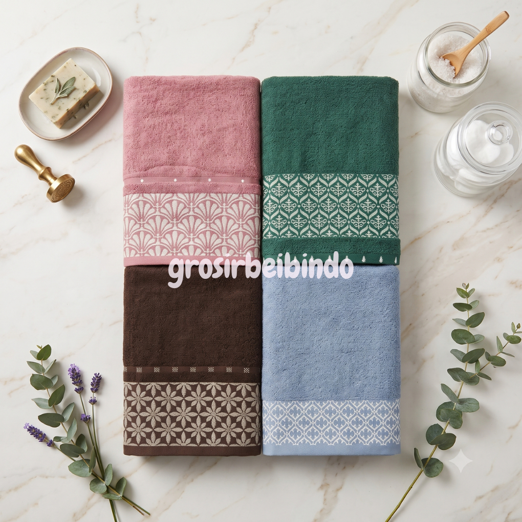 [GRADE B] Handuk Morning Whistle Bambu Handuk Mandi Dewasa 70 x 135 cm Handuk Souvenir Morning Whist
