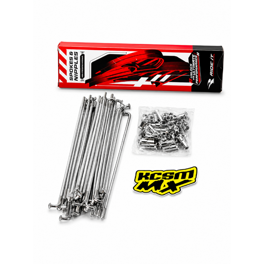Ruji Jari-Jari Ride It Stainless Steel 9x184mm Spokiis Nipples Unlock Ultimate Performance