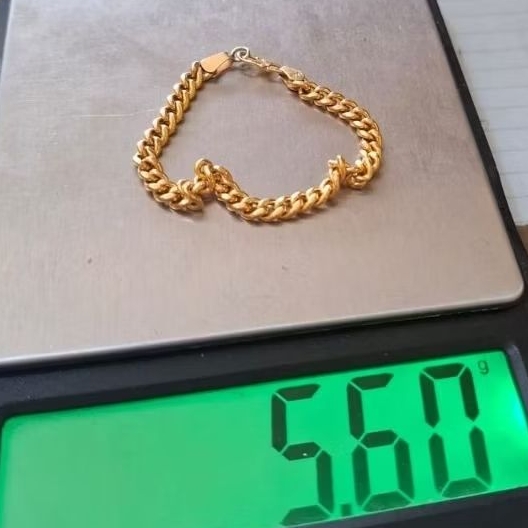gelang wanita - emas 22k - kadar 700 - harga murah