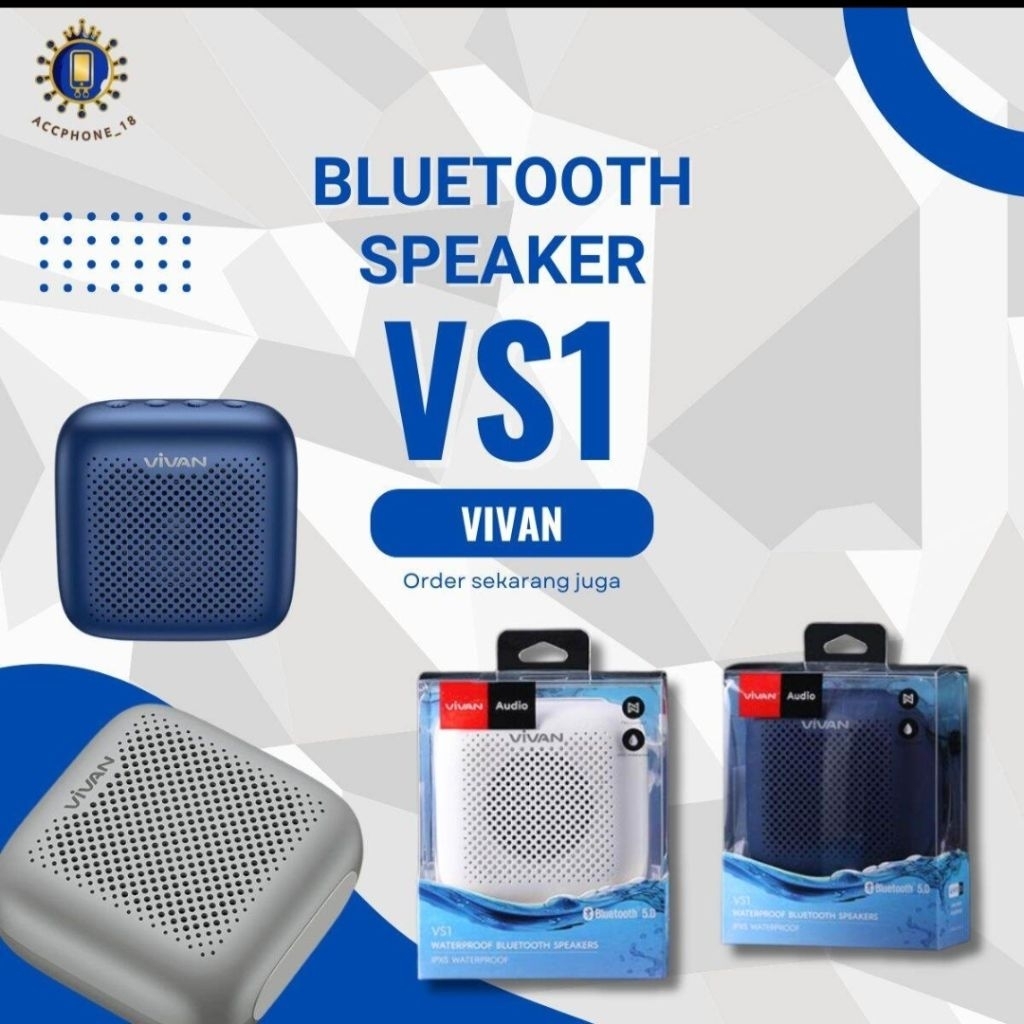 VIVAN VS1 Speaker Bluetooth Mini Wireless Audio Portable Mega Bass