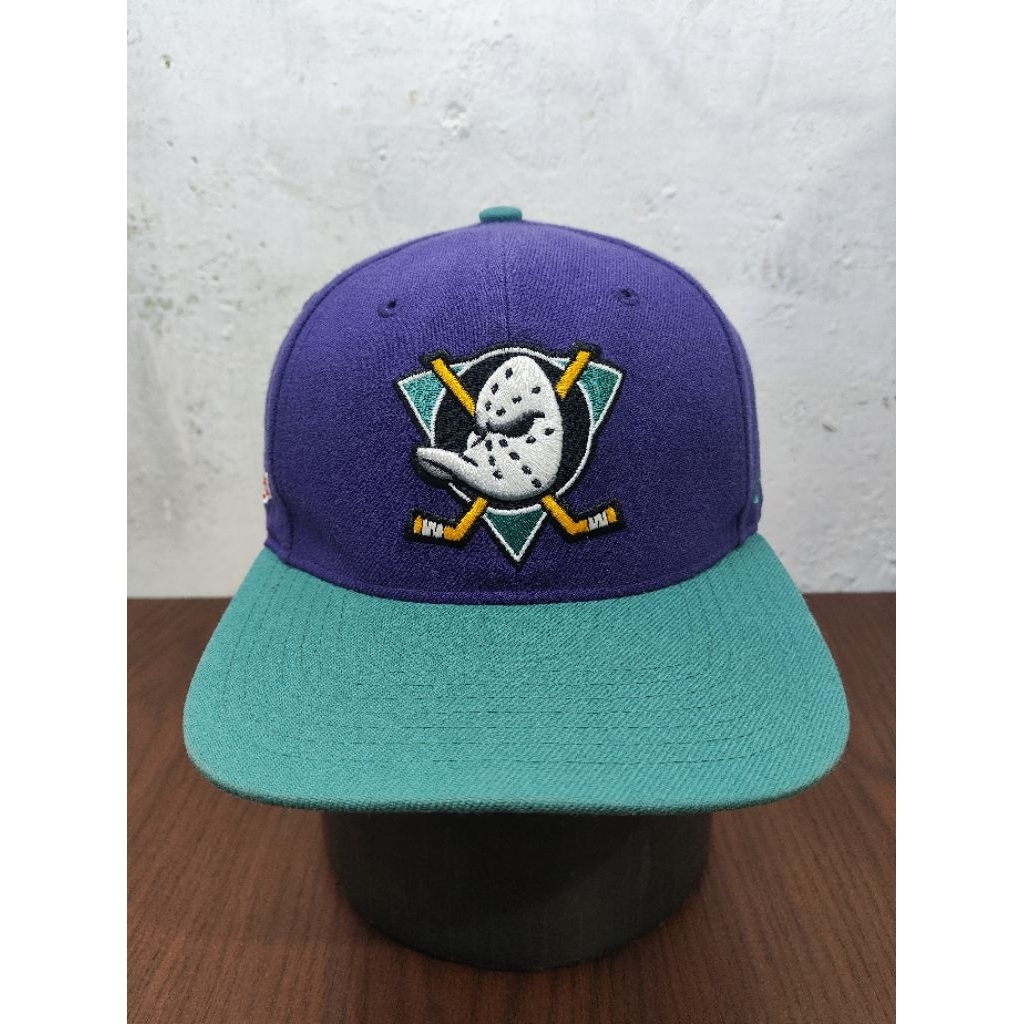 47 Brand NHL Anaheim Mighty Ducks 20th Anniversary SnapBack Hat Baseball Cap