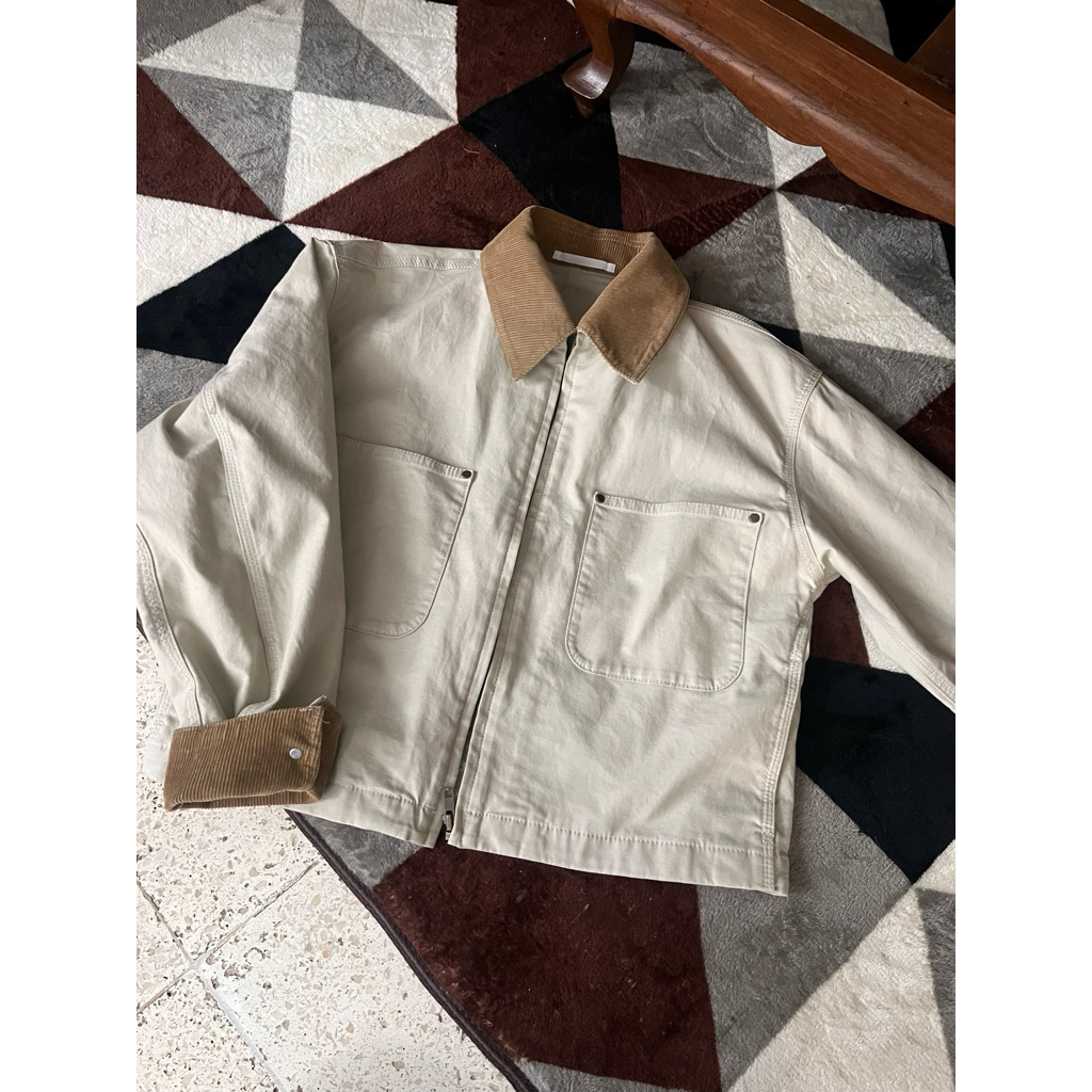 uniqlo jacket short zip up