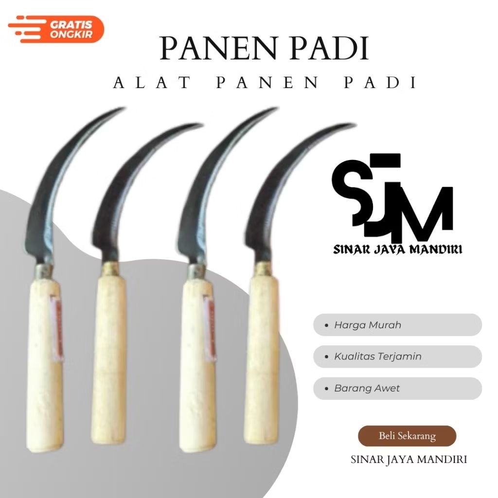 PANEN PADI ALAT PANEN PADI ALAT POTONG PADI SABIT PADI