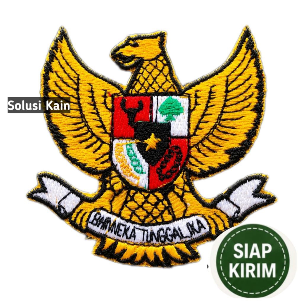 Badge Garuda / Bed Garuda / Patch Garuda Bordir