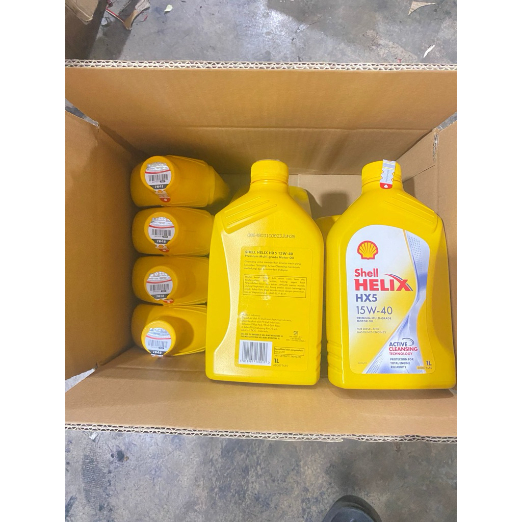 Oli Mobil Shell Helix HX5 15W-40 1L