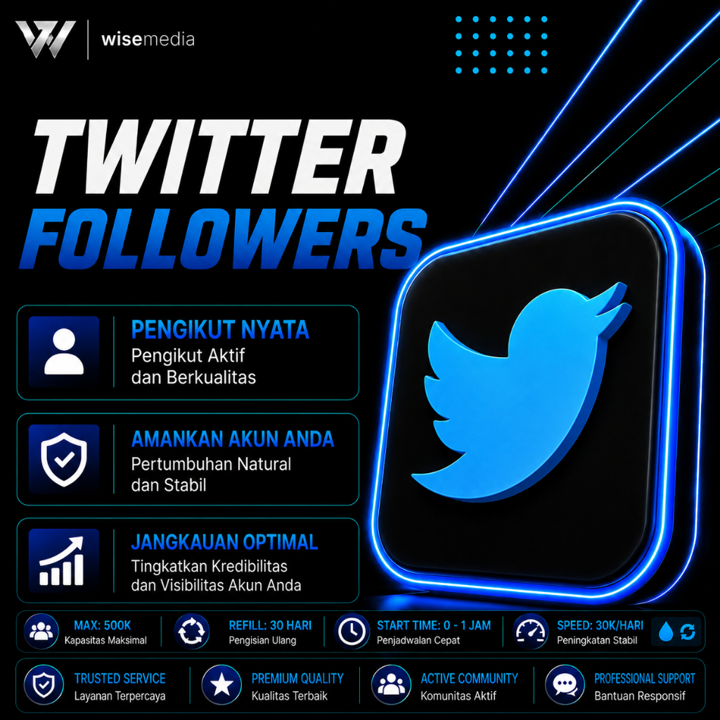 Twitter Followers | Tambah Followers Twitter | Jasa Followers Twitter | Followers Akun Twitter