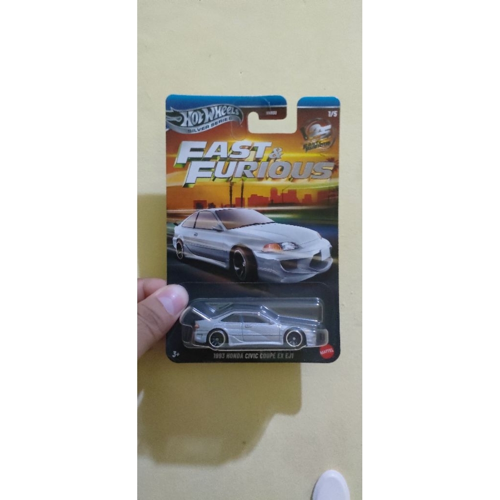 Hotwheels Honda Civic Couple Ex EJ1 Fast&Furious Zamac 2026