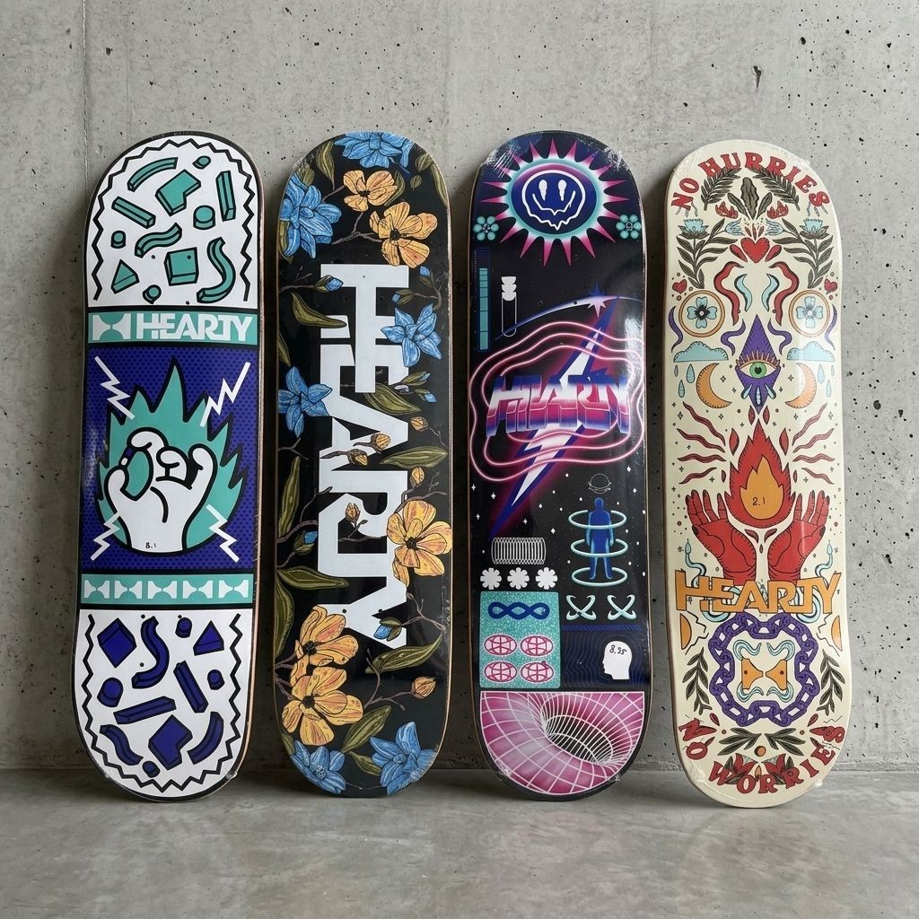 ONENESS blind Doggies Hearty skateboard Deck original sketboard not blank