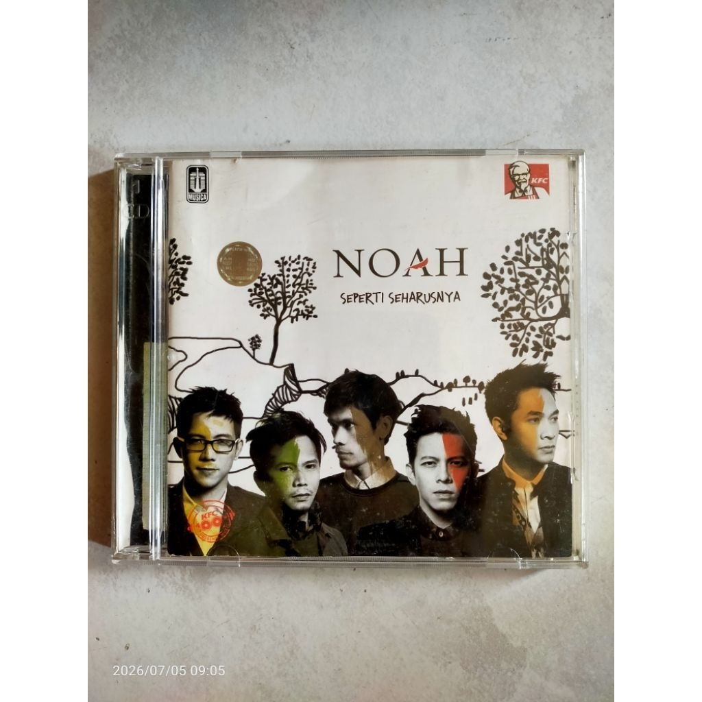 CD Original NOAH "seperti seharusnya" (cd kfc)