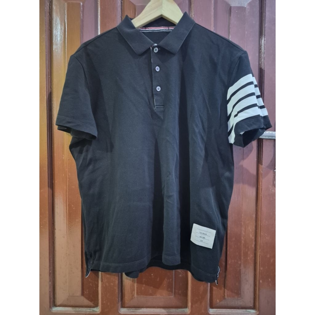 Baju pollo shirt thom browne slimfit