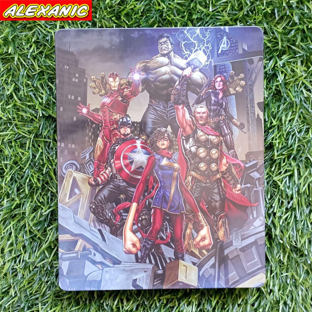 MARVEL'S AVENGERS Steelcase Playstation PS4 Steelcase Steelbook Only