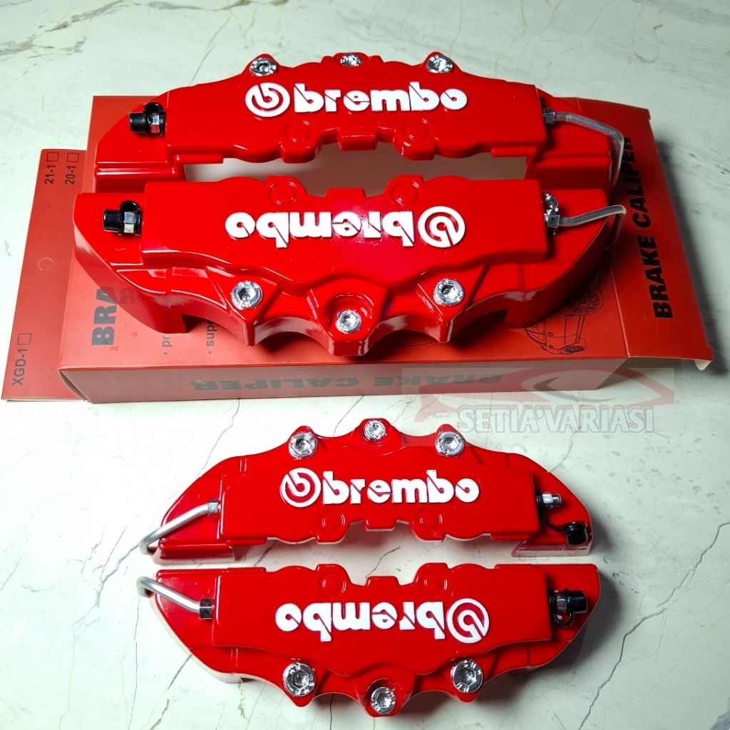 BREMBO KALIPER R3M MERAH UNTUK SEMUA MOBIL KALIPER R3M CAKRAM UNIVERSAL