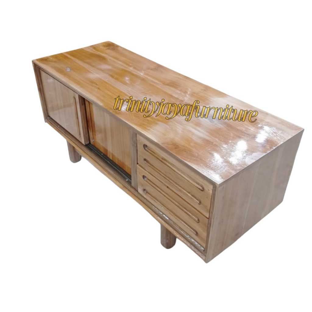 Bufet Kayu Jati Meja Diswar Meja Tv Meja Jati /Trinityjayafurniture