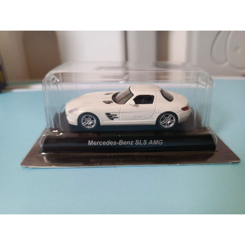 KYOSHO MERCEDES BENZ SLS AMG WHITE SKALA 1:64