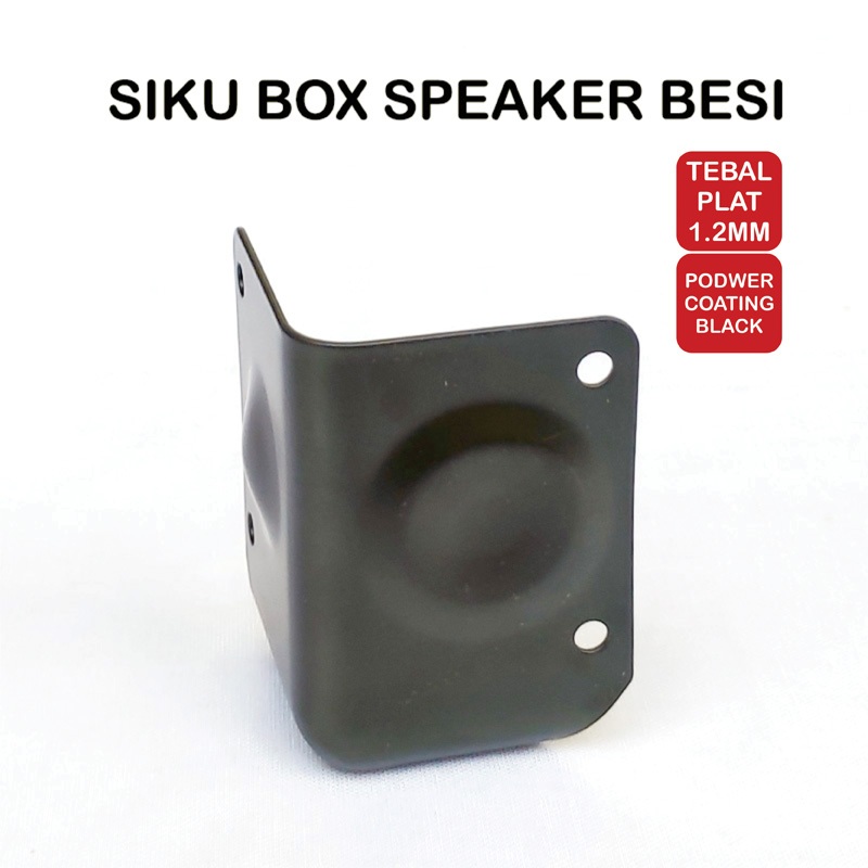 SIKU BOX SPEAKER BESI SEDANG 4BAUT SALON BOX SIKU BESI KOTAK SPEAKER
