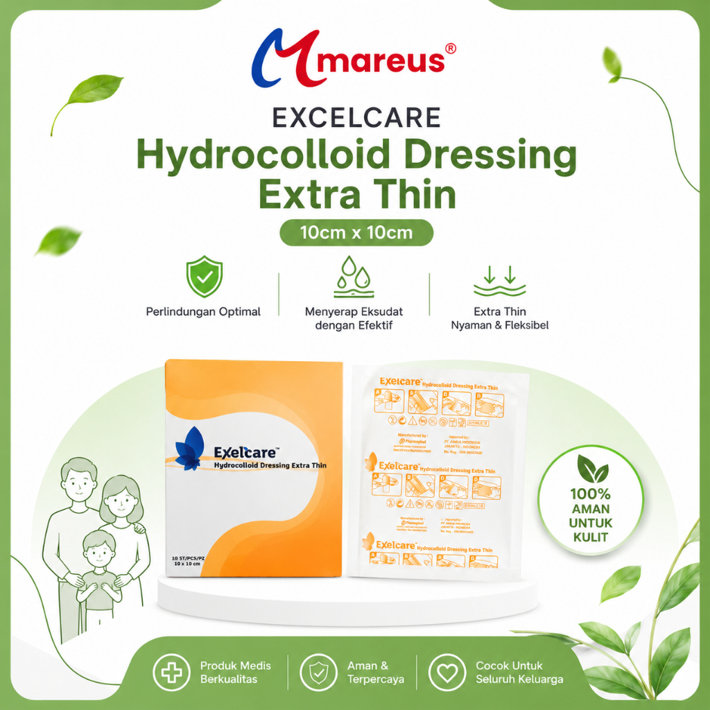 Exelcare Hydrocolloid Dressing Cushion 10x10 (harga 1 pcs)