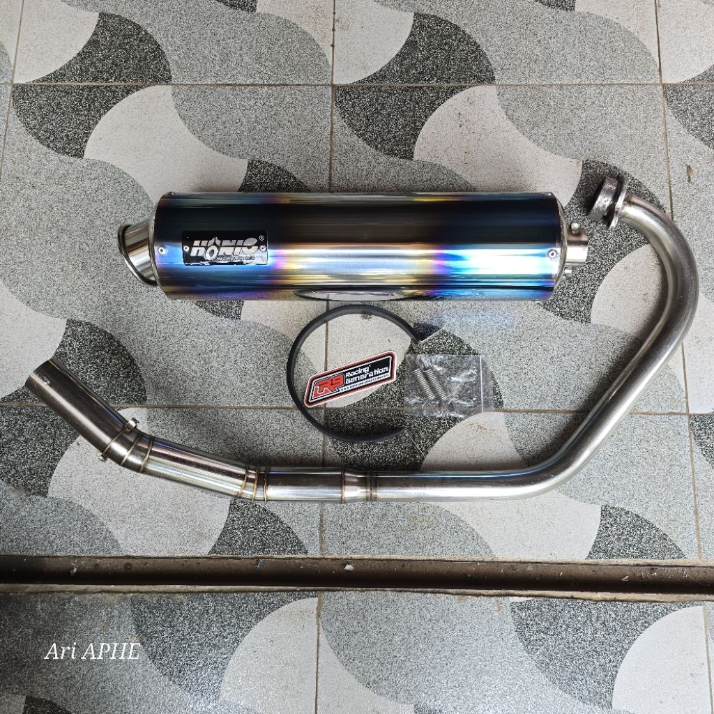 knalpot KONIC by R9 original yamaha SCORPIO Z 225