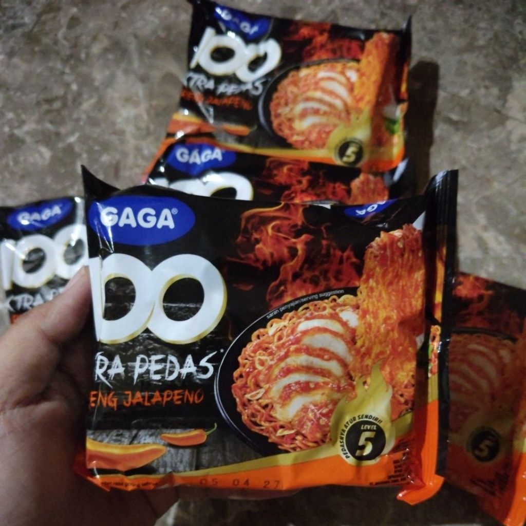 GAGA MIE 100 JALAPENO GORENG