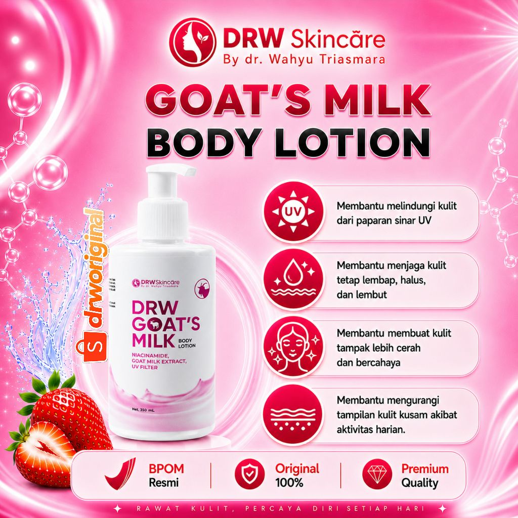 DRW Skincare Goats Milk | Handbody siang | Day lotion | BPOM Resmi , Original 100% , Premium Quality