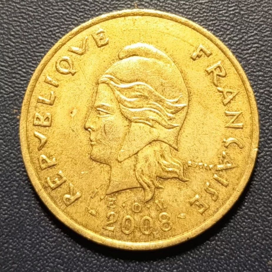 Koleksi Koin Asing Polynesie 100 Francs