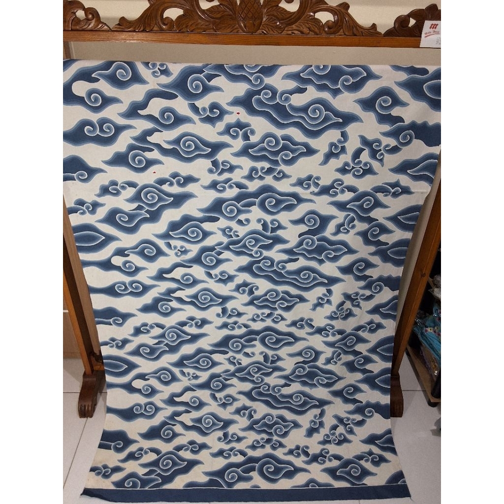 Kain Batik Motif Mega Mendung/Kain Batik Tulis Mega Mendung/Kain Batik Mega Mendung/Kain Panjang Bat