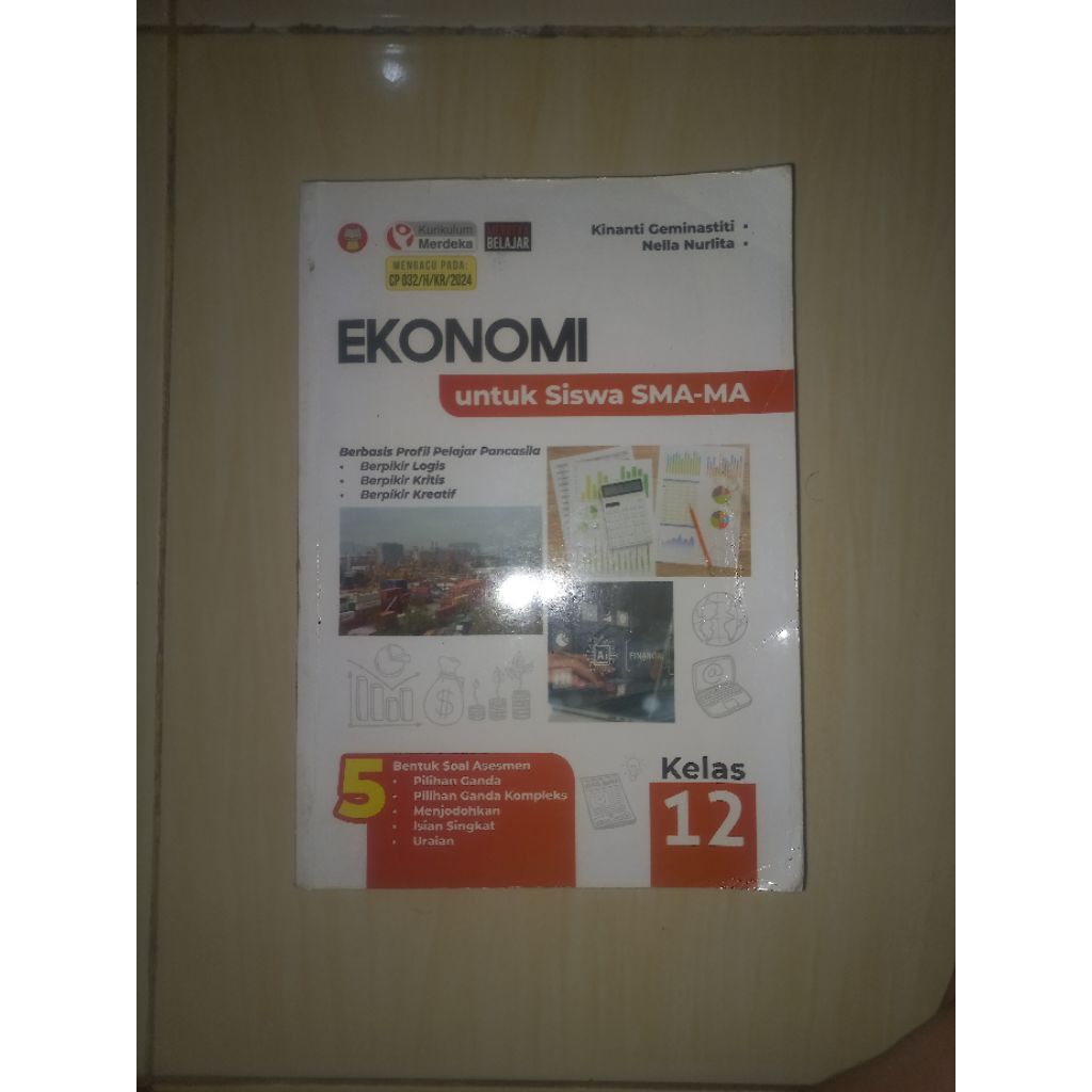 BUKU EKONOMI YRAMA WIDYA KELAS 12 KUMER BEKAS