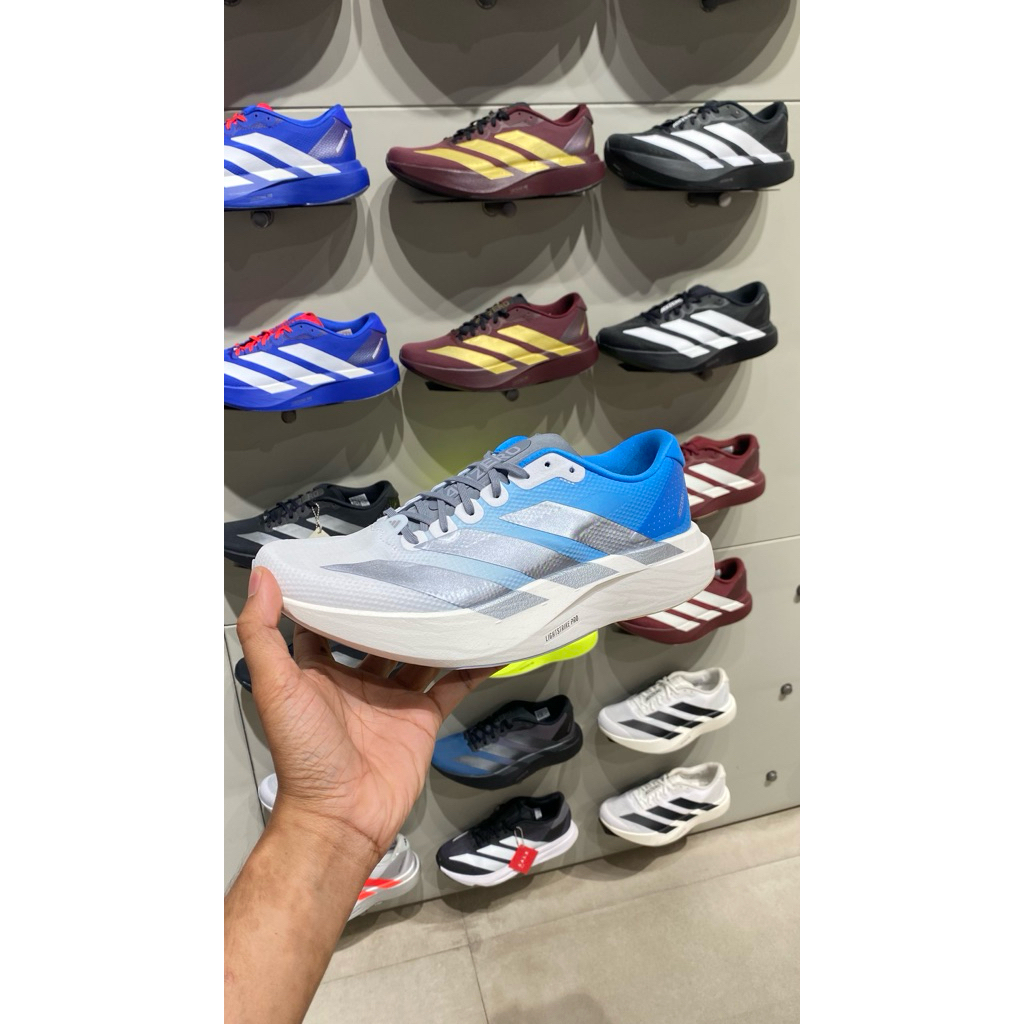 adidas Adizero EVO SL WOVEN adizero evo sl biru putih