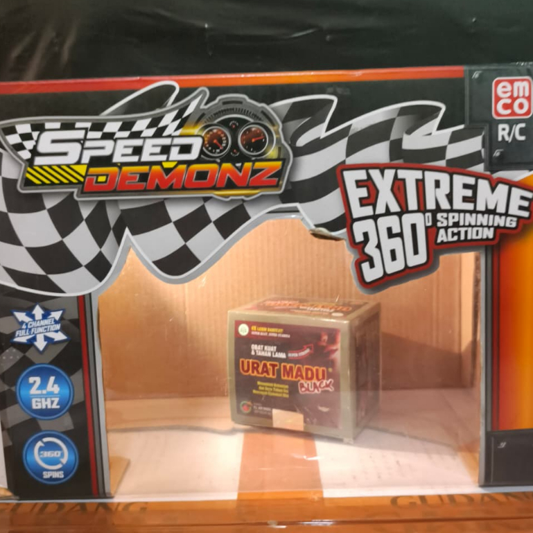 Mobil Mainan Anak Warna Black <KapsulUratMadu> Tank Twister Speed Demon