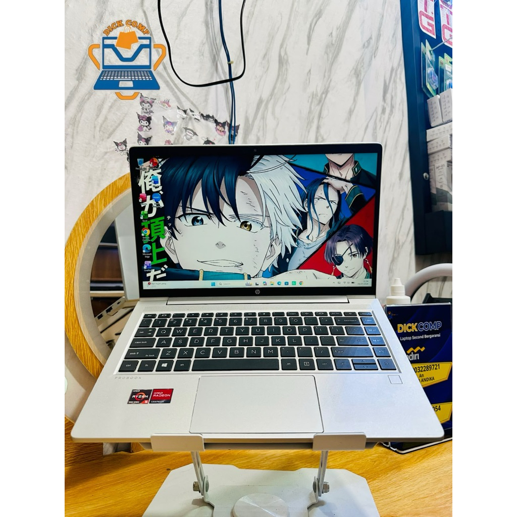 HP ProBook 445 G8. Ryzen 5 5600u. ram 16/256gb ssd. normal