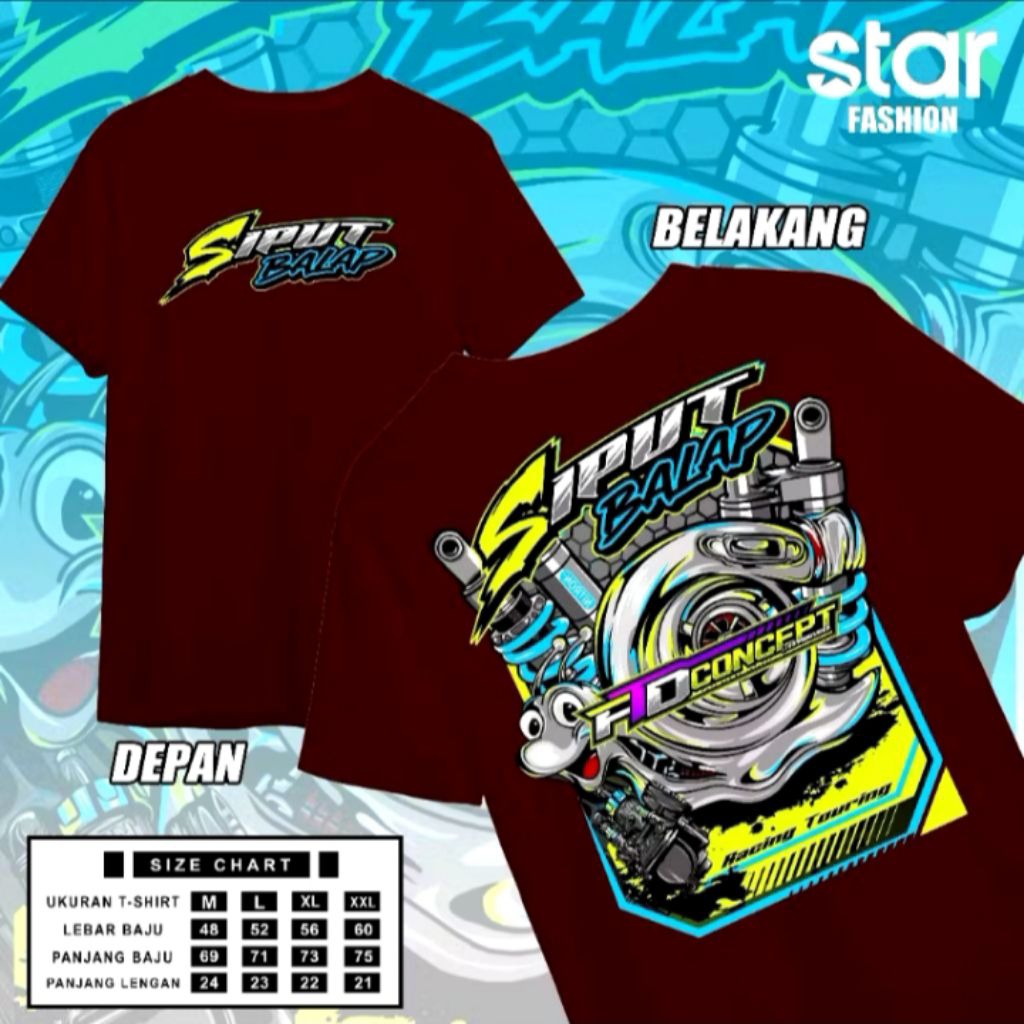 KAOS JDM TURBO SIPUT BALAP ENGINEDIESEL POWER KAOS KEKINIAN, KAOS SIPUT BALAP LENGAN PENDEK TERLARIS