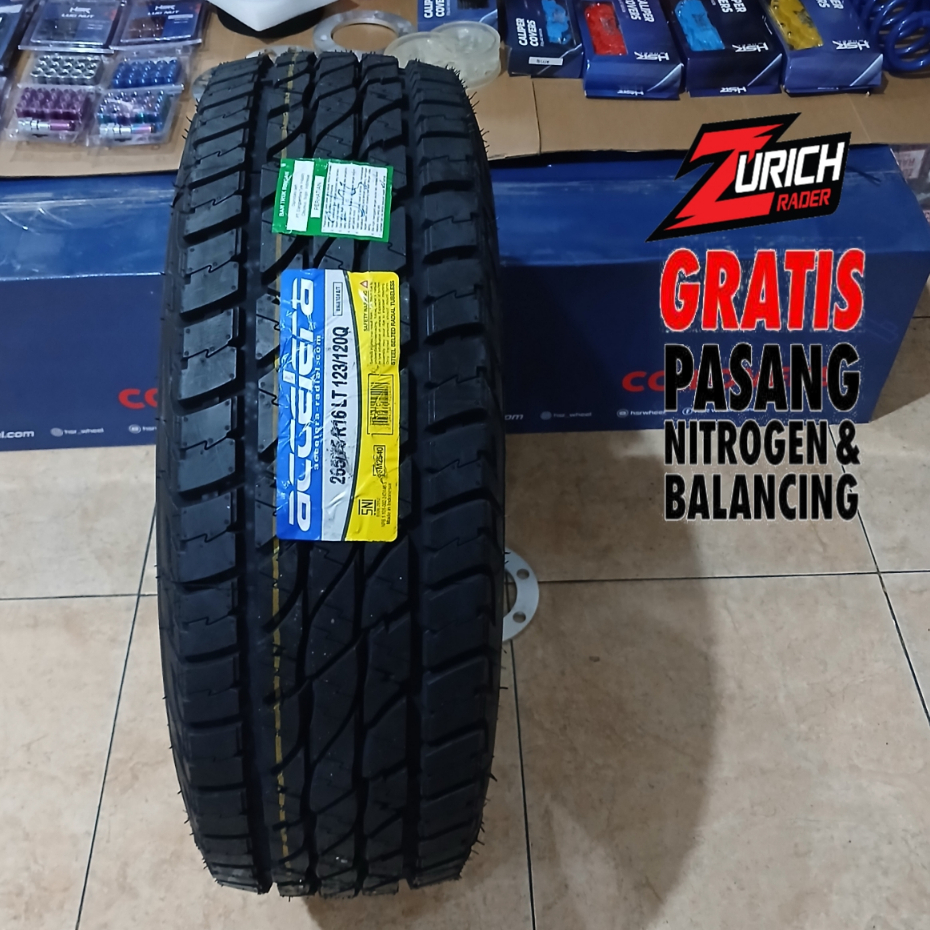 Ban Mobil Accelera Murah 265/75 R16 Omikron A/T Ban Mobil Semi Offroad Ukuran 265 75 Ring 17
