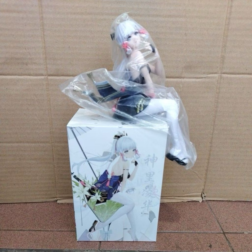 action figure genshin impact kamisato ayaka duduk