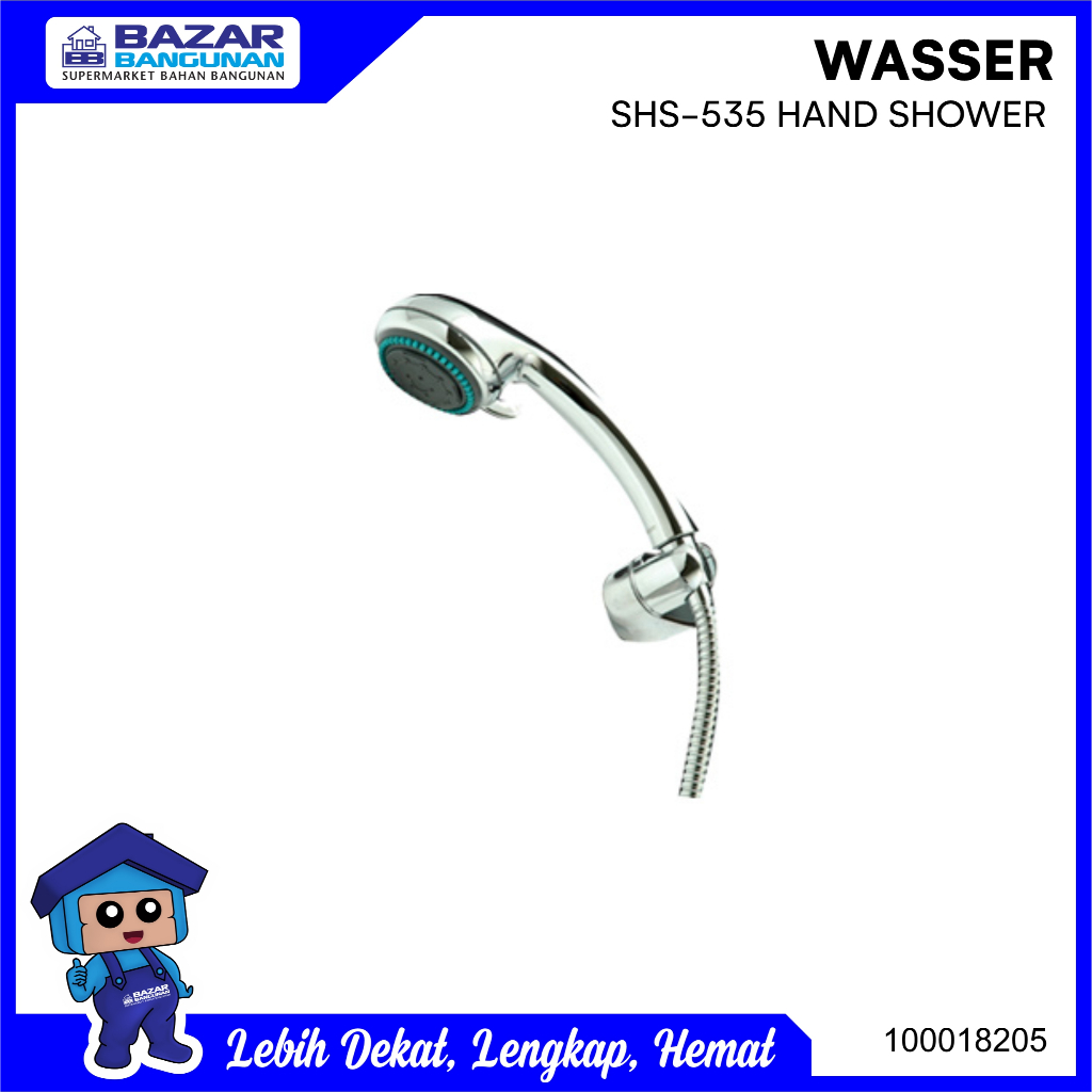 Wasser - Hand / Tangan / Kepala Shower Set Shs 535 / Shs535 / Shs-535