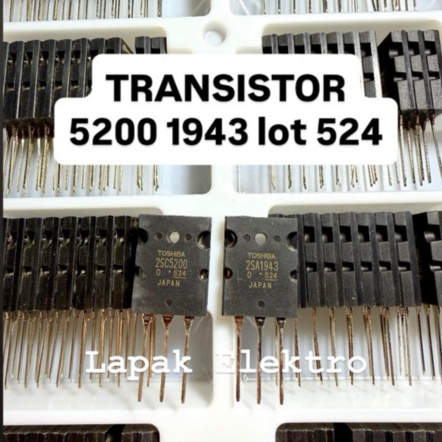 TRANSISTOR TOSHIBA 5200 1943 LOT 524 GROSIR TR FINAL