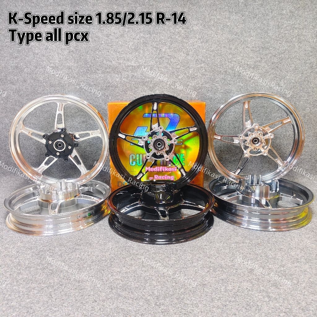 VELG DELKEVIC K SPEED PCX160 ABS PCX 160 CBS 185/250 RING 14 K-SPEED BINTANG LAUT