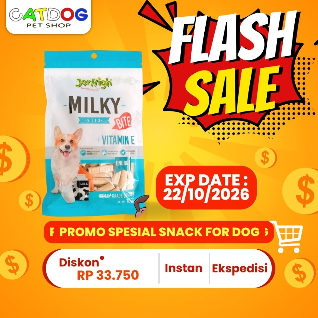 Jerhigh Vitapet Milky Bites 100gr