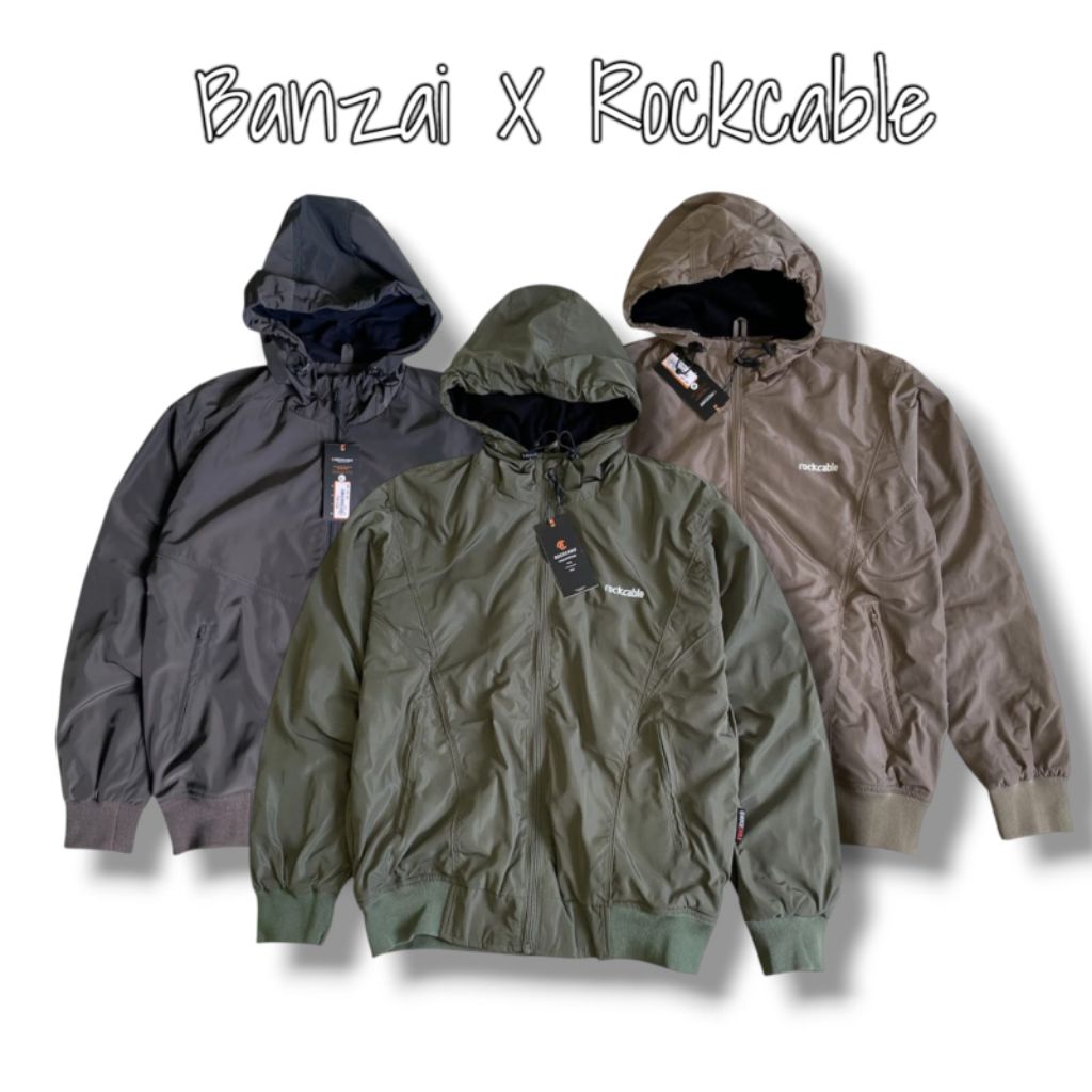 Jaket Parasut ROCKCABLE/BANZAI ORIGINAL