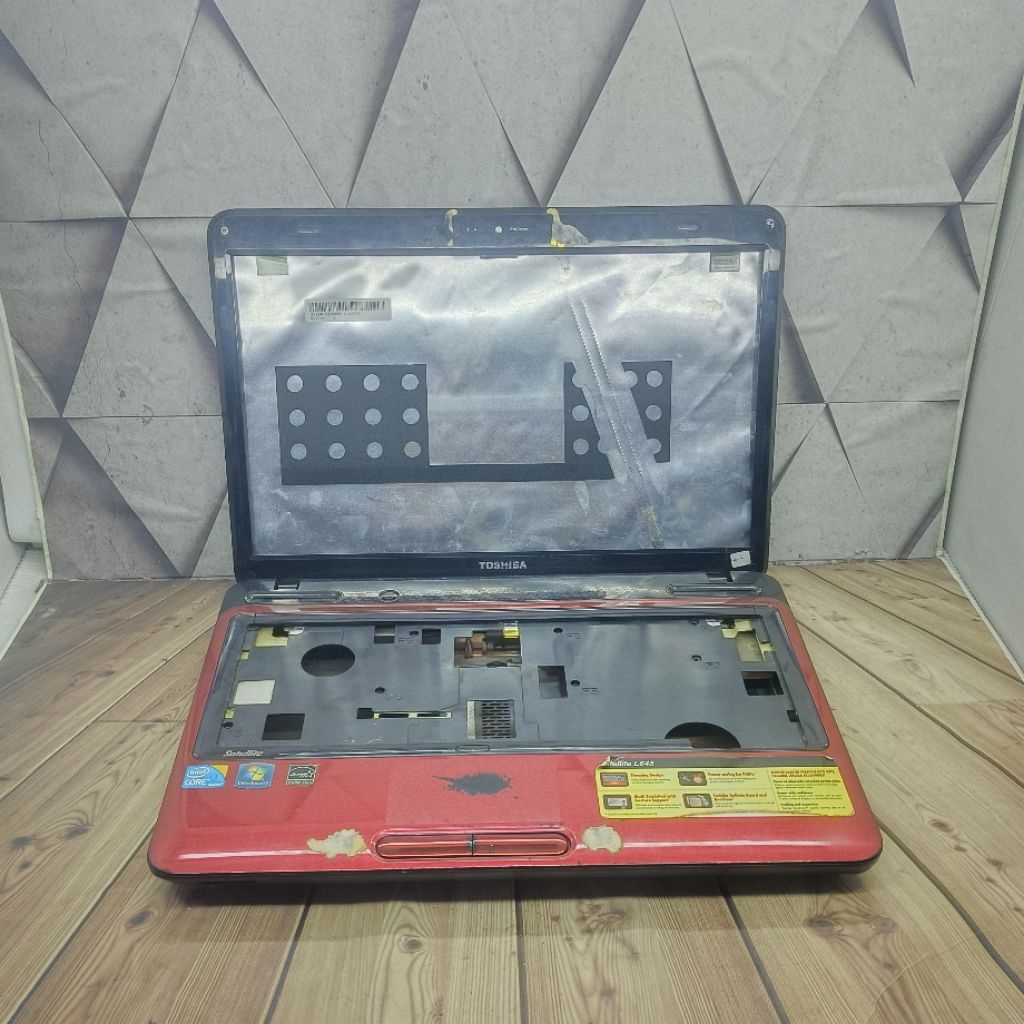 casing kesing case frame toshiba satellite l740 l745 l645 l640 ori original