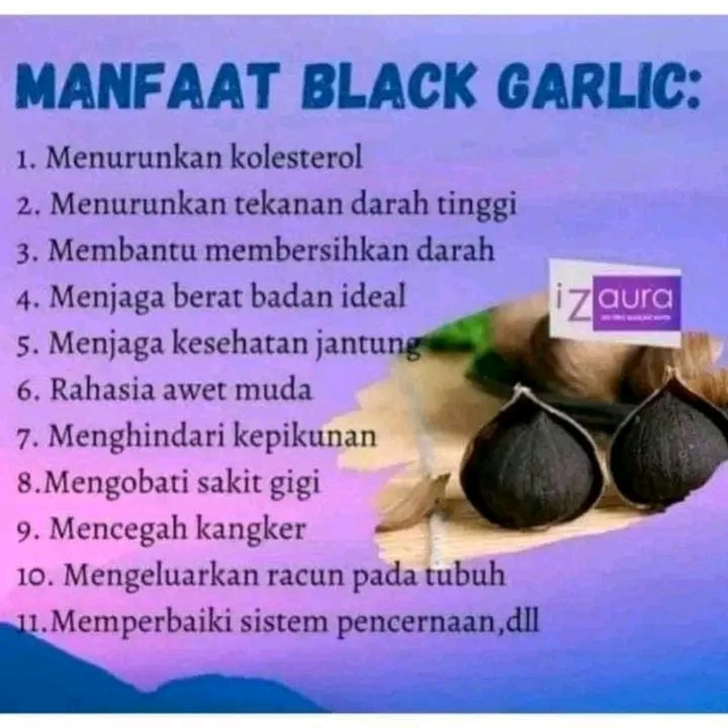 black garlic izaura