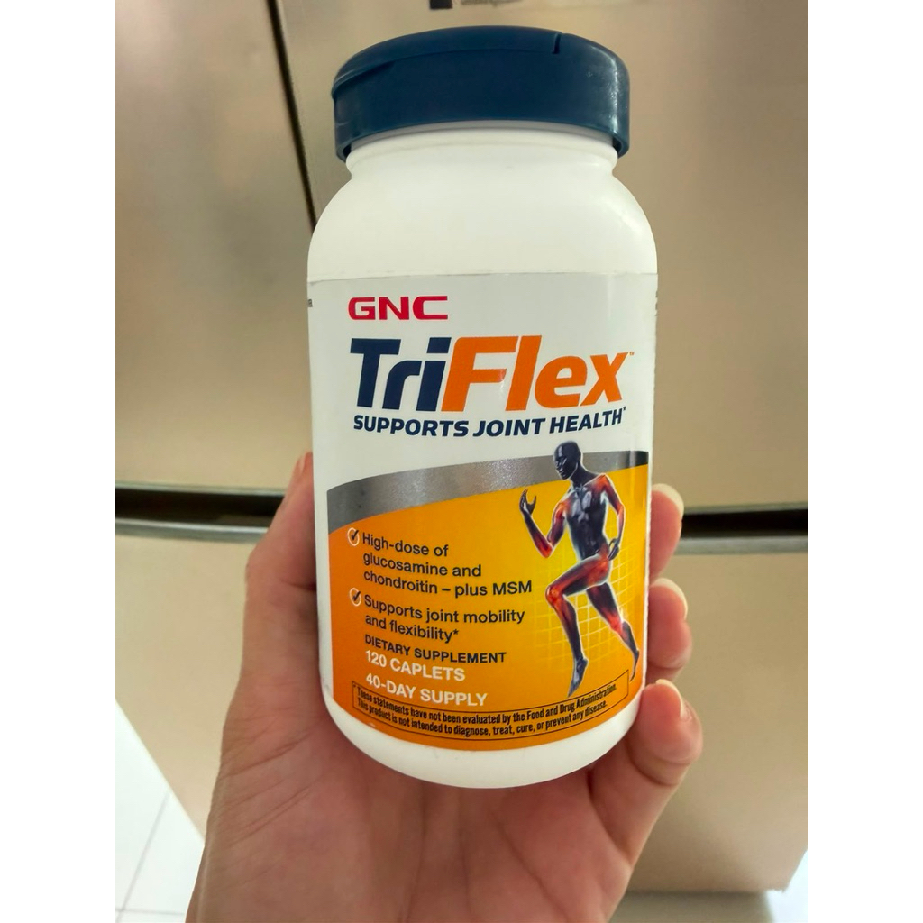 120 Tablets GNC TRIFLEX Promotes Joint Health - Glucosamine & Chondroitin & Methyl Sulfonyl MSM