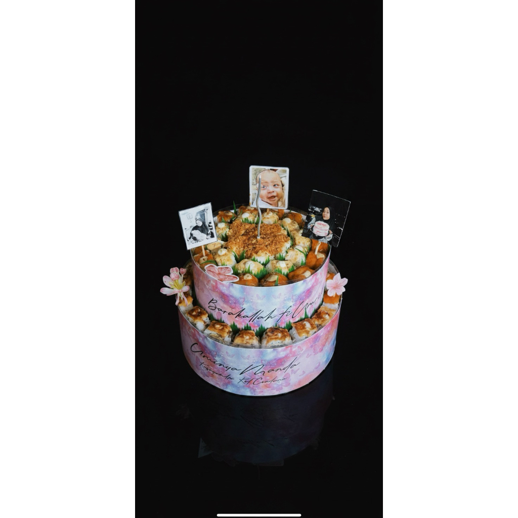 Ohara Sushi -Sushi Birthday Cake 2 Tingkat