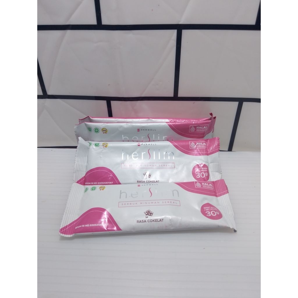 HERSLIM HERSLIM - /Sachet Rasa Coklat Meal Replacement Minuman Diet Penurun Berat Badan & Detox