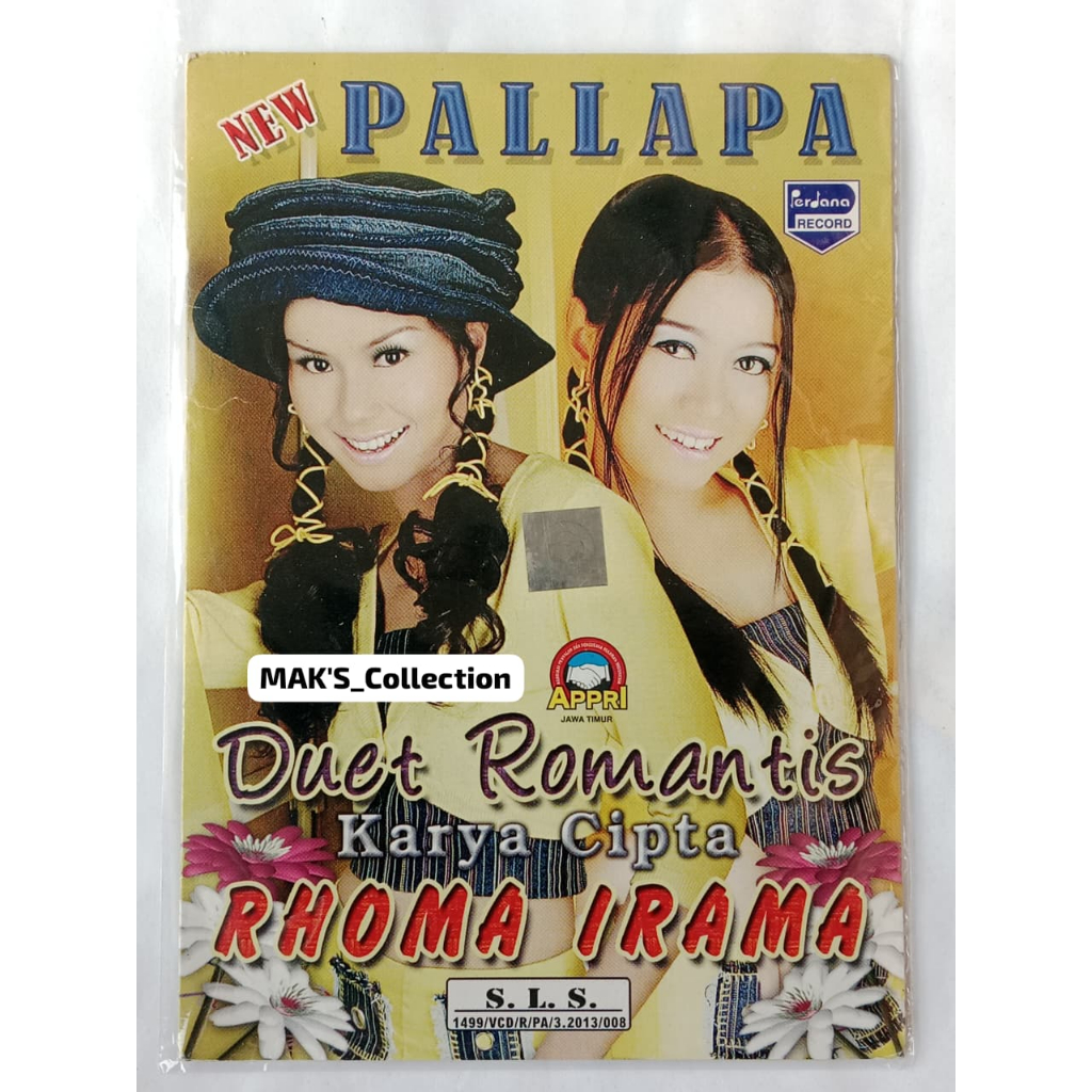 VCD Dangdut New Pallapa Duet Romantis Karya Rhoma Irama