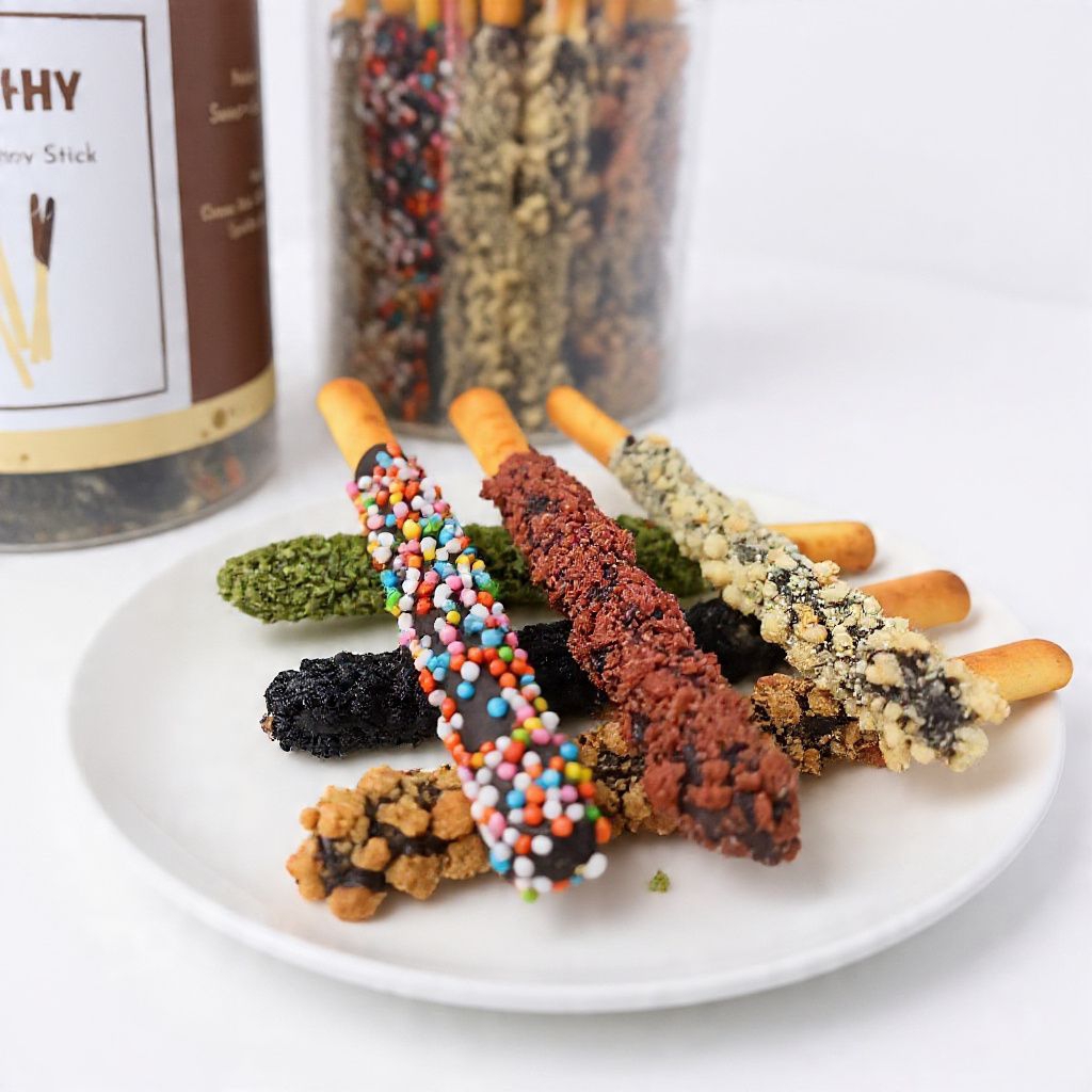 Coklat Stik Pepero Crumble Cookies