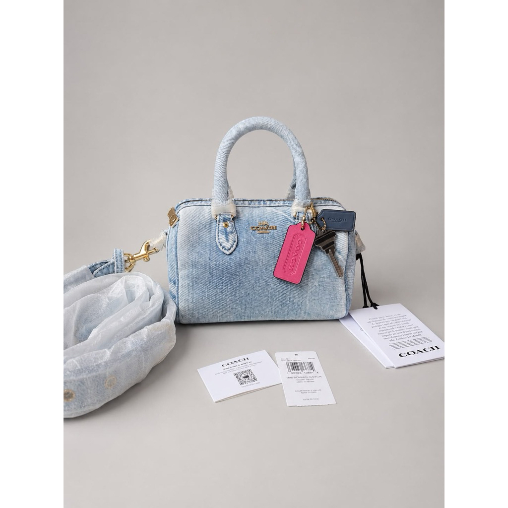 (PESANAN CUST) New Co Mini Rowan Denim with charm included