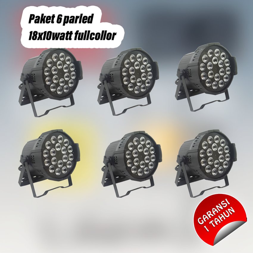 Parled 18x10watt fullcolor paket 6parled