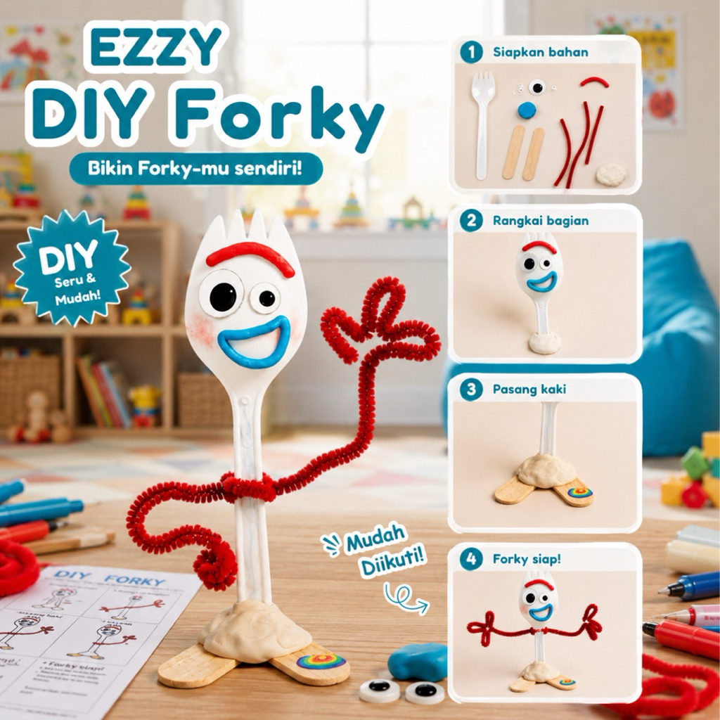DIY Forky Toy Cocok untuk anak