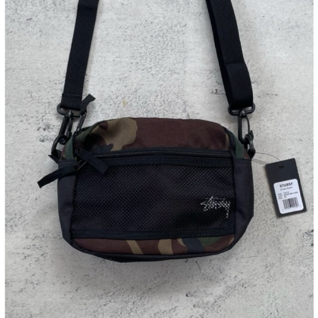 TAS STUSSY - STUSSY STOCK POUCH WOODLAND CAMO